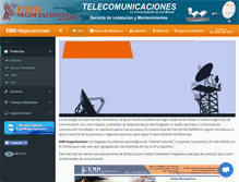 Tablet Screenshot of emdnegociaciones.com